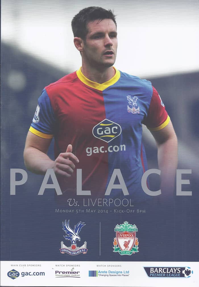 Crystal Palace FC v Liverpool FC